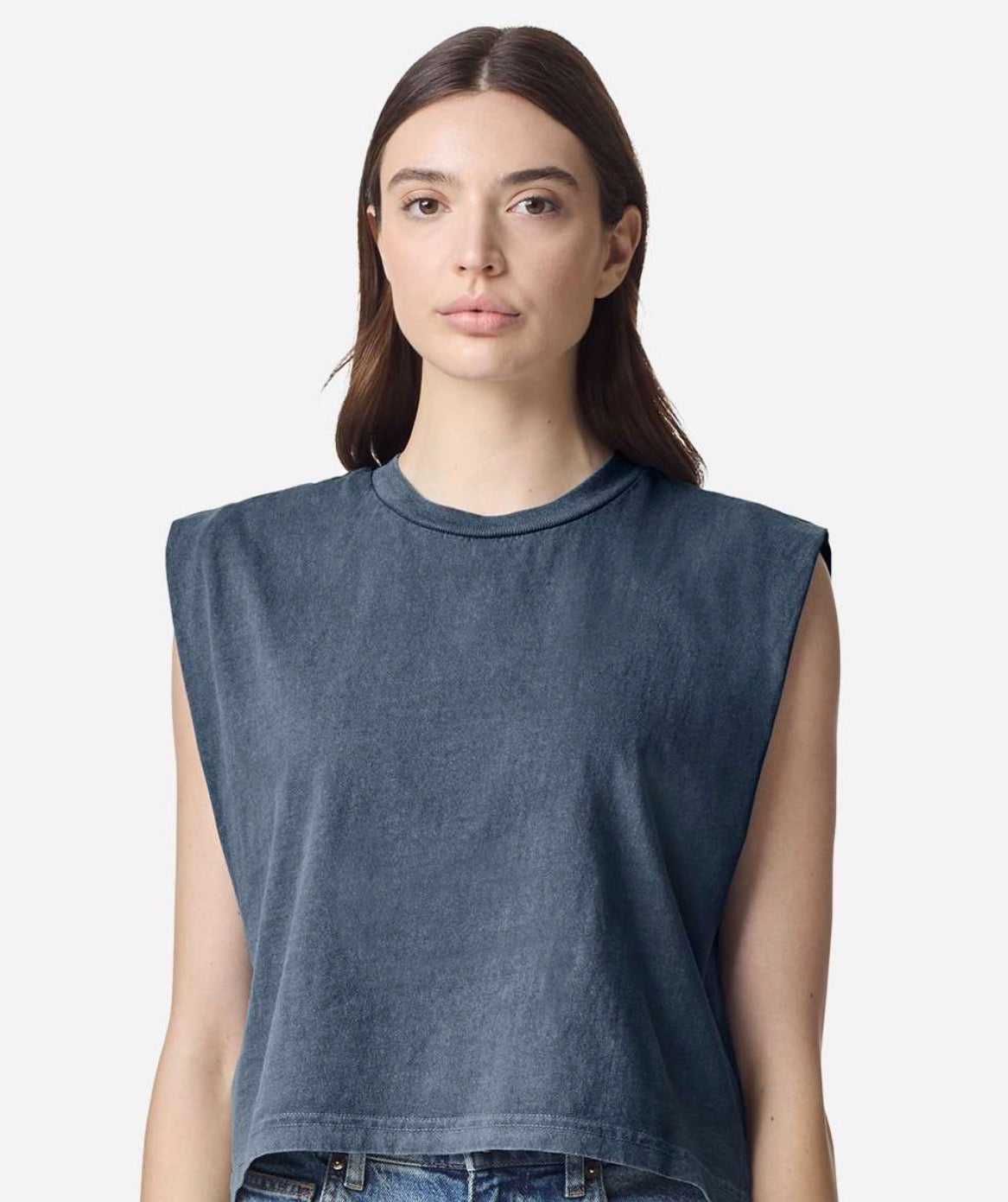 Warriors Pennant Tank Faded Navy